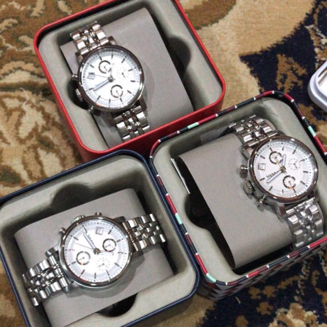 Jam Fossil Boyfriend Silver