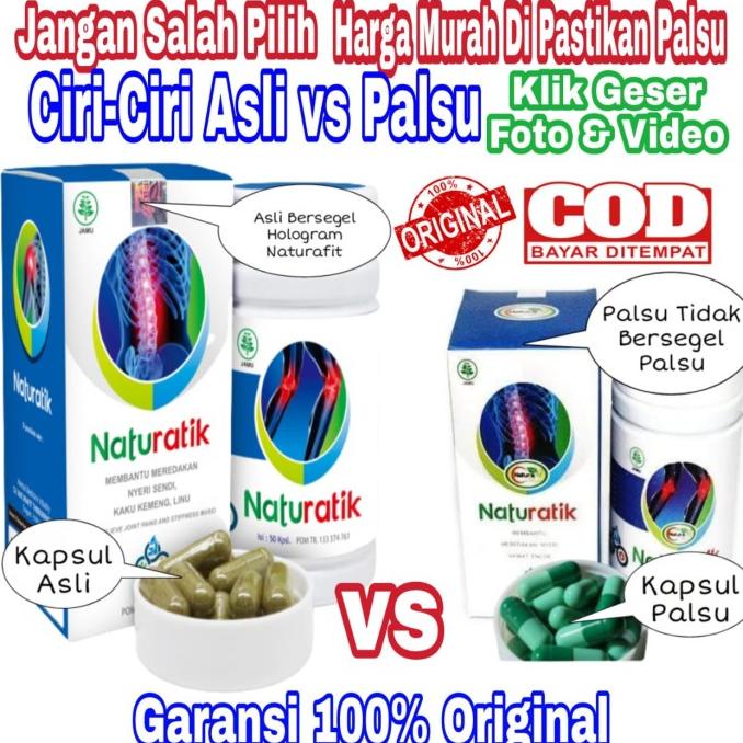 TERMURAH Naturatik obat herbal asam urat asli, nyeri sendi & rematik original Asli