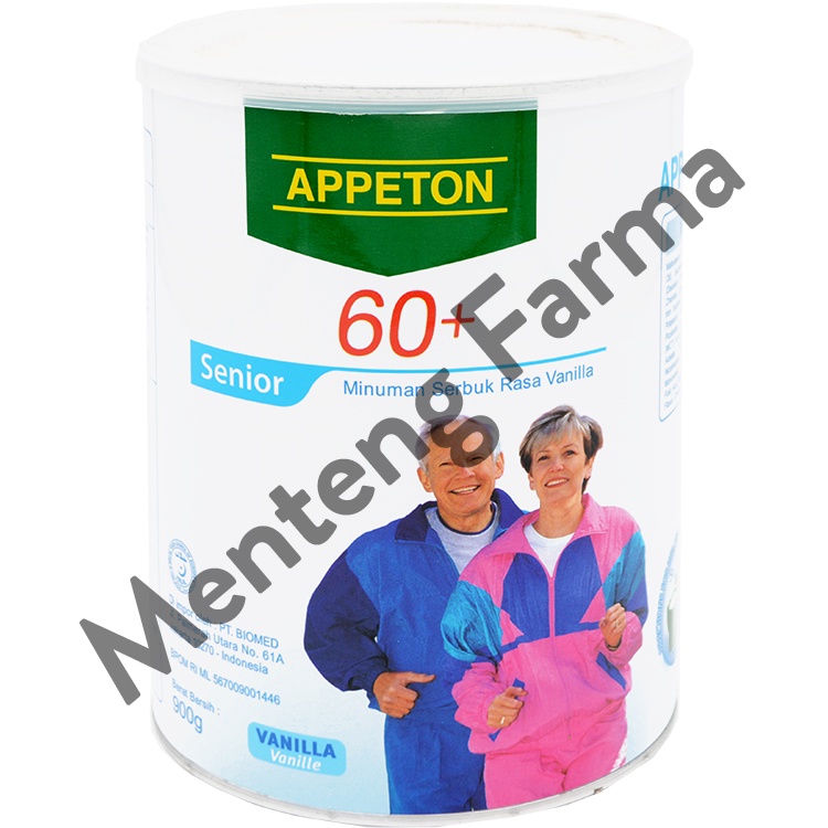 Appeton 60+ Vanilla 900 gr - Susu Penambah Nutrisi Lansia