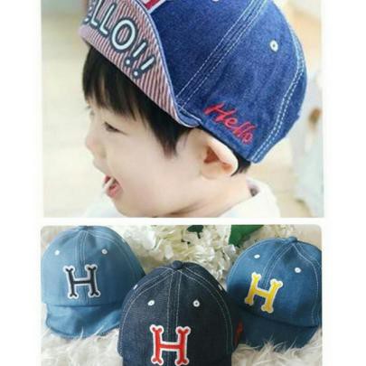 Topi Bayi .  Topi Anak Trendi .  Hello Denim