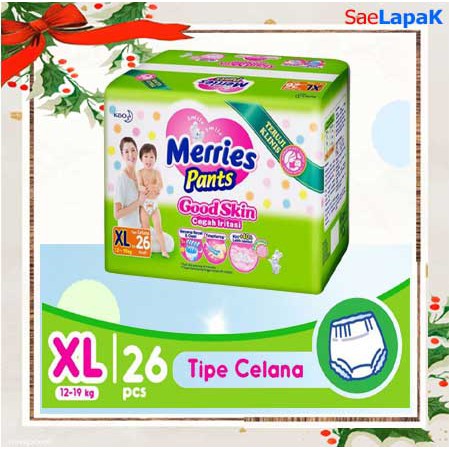 Merries Pants Good Skin XL-26 | Shopee Indonesia