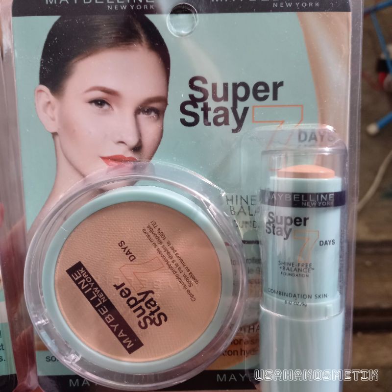 OBRAL MURAH 1Paket Maybelline Bedak powder + Countour 3356