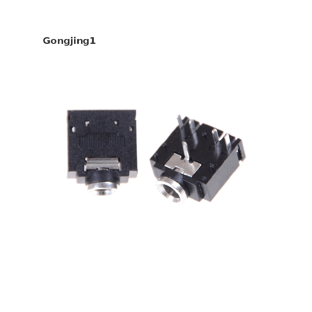 Gongjing1 10pcs Jack Audio 3.5mm Female 5 Pin Stereo Untuk Headset / Interior PCB