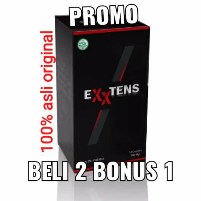 EXXTENS ORIGINAL OBAT KUAT STAMINA PRIA BPOM