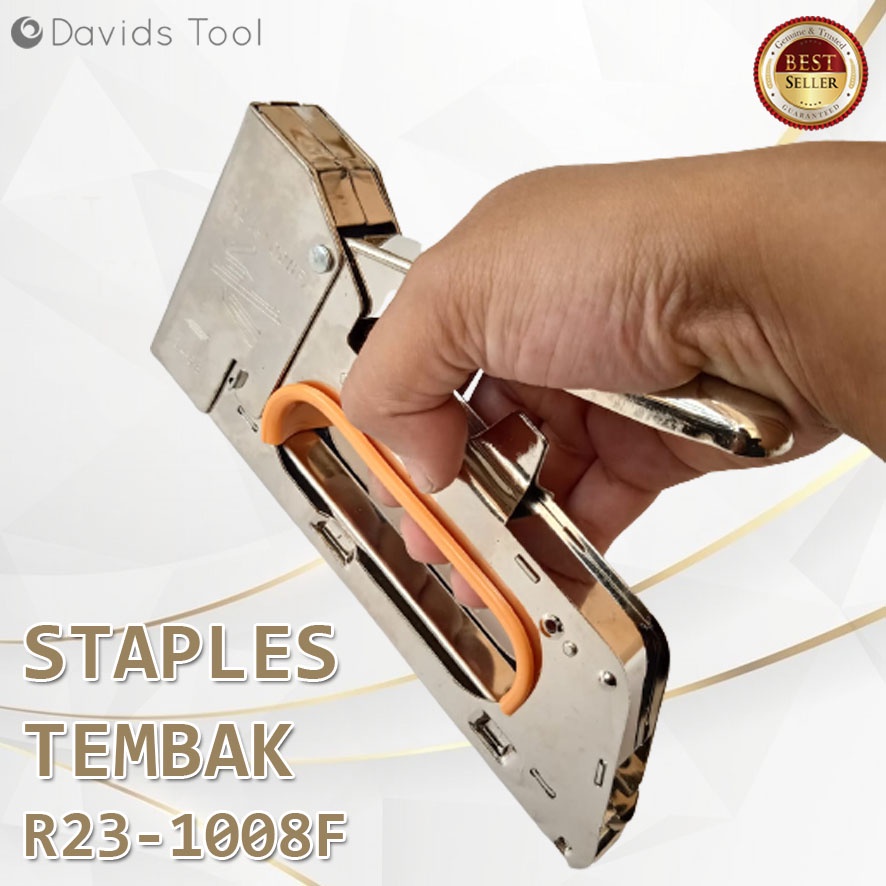 Gun Tacker Stapler Tembak Setaples Staples Steples R23-1008F