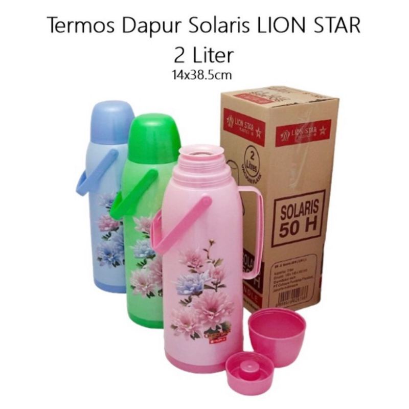 [COD] TERMOS AIR PANAS LION STAR 2 LITER SOLARIS 50H [ FREE PACKING BUBBLE ]