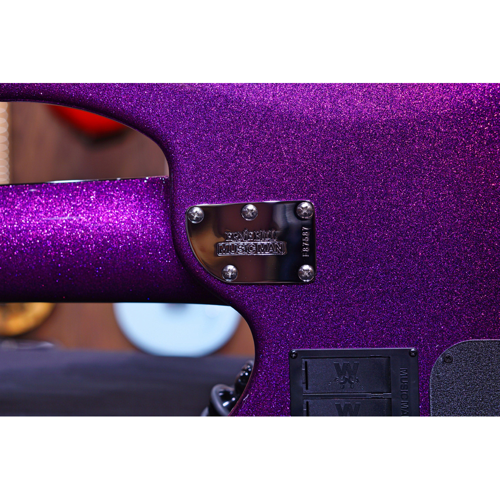 Ernie Ball Music Man Bongo 6 Bass Guitar - Fushia sparkle