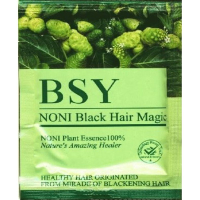 [ECER] BSY BLACK HAIR MAGIC NONI / PENGHITAM RAMBUT