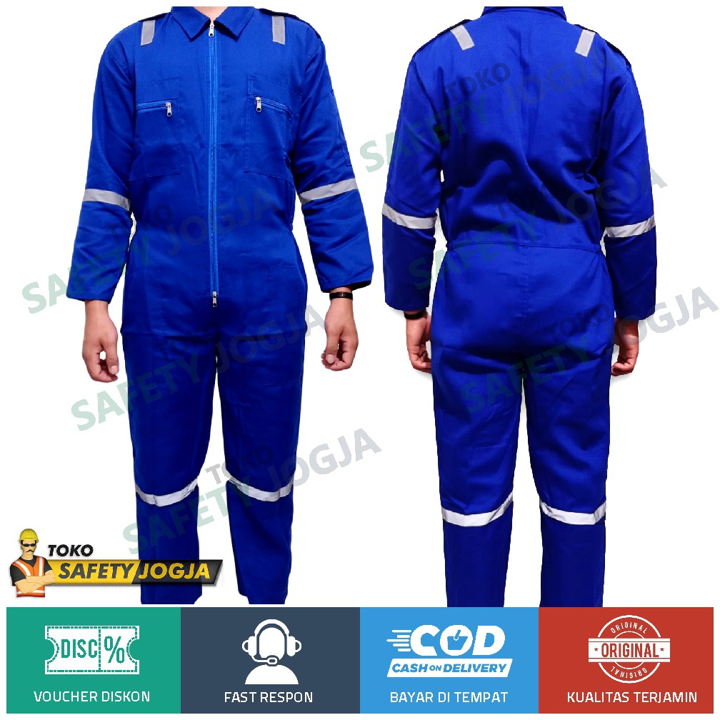 COVERALL WEARPACK TERUSAN SERAGAM PAKAIAN SAFETY KERJA