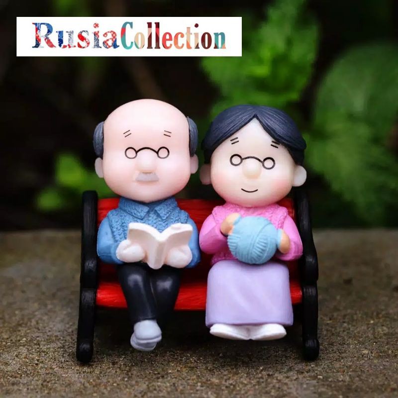 MINIATUR COUPLE NATAL WEDDING MERRY CHRISTMAS MINIATUR PASANGAN MINIATUR RESIN BONEKA KING QUEEN