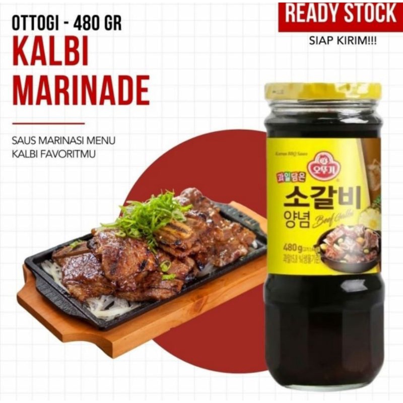

OTTOGI Kalbu Marinade Saus Marinasi 480 gr Menambah Kelezatan Asli Enak Bikin Nagih