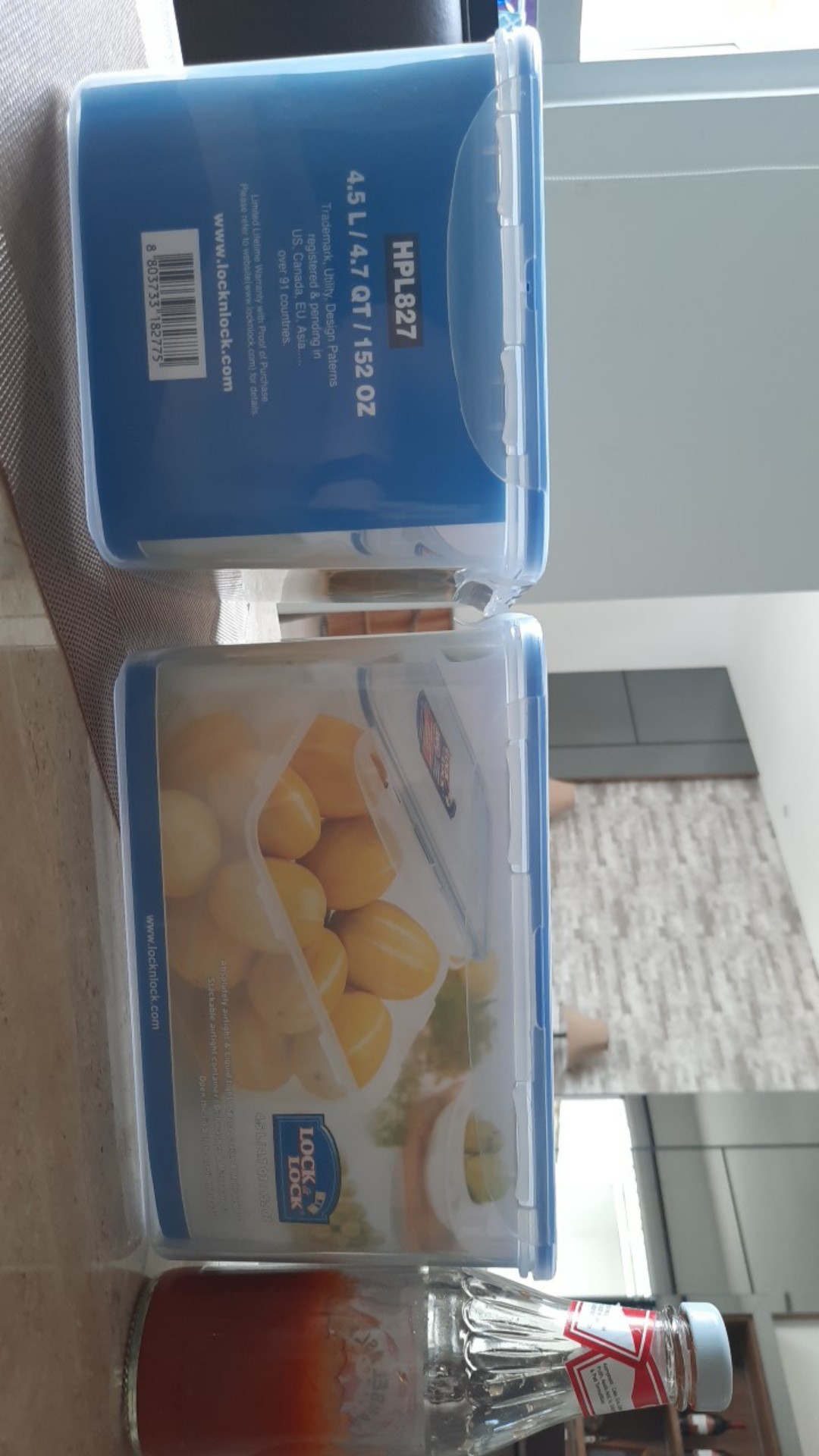 Lock&lock Food Container 4.5liter -- Hpl827 --