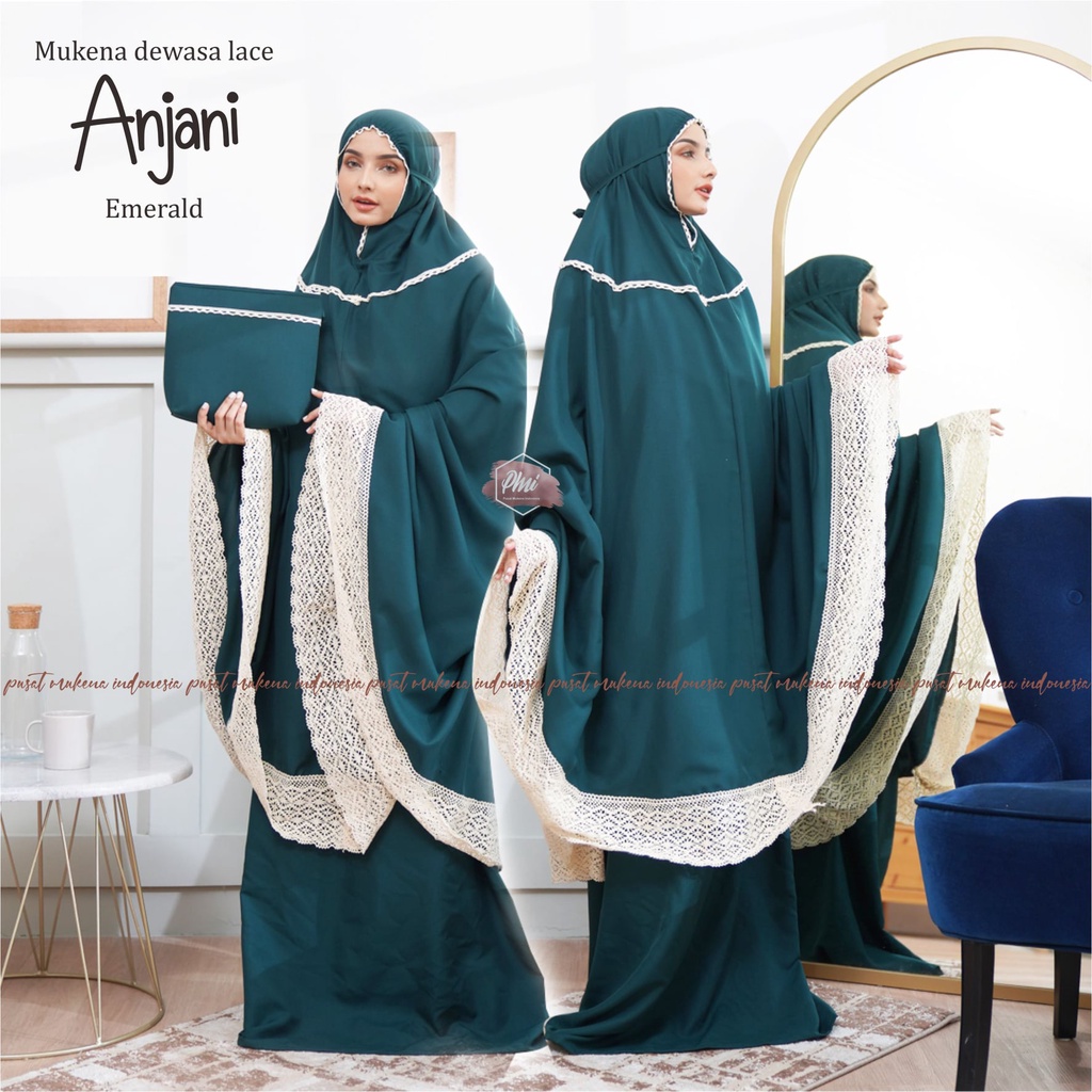 MUKENA DEWASA KATUN LACE ANJANI