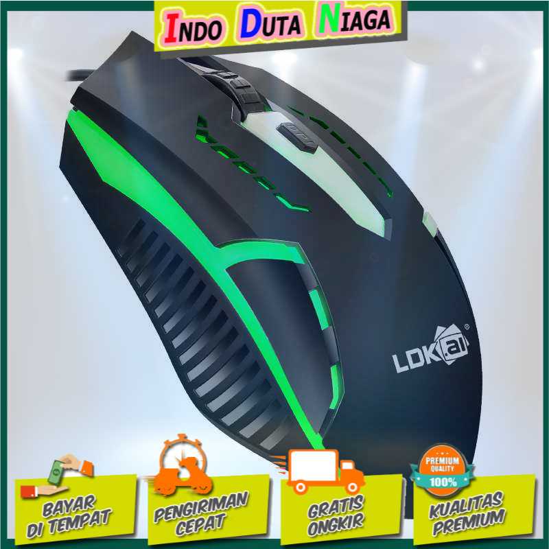 IDN TECH - LDKAI Mouse Gaming LED RGB 1200 DPI - D2