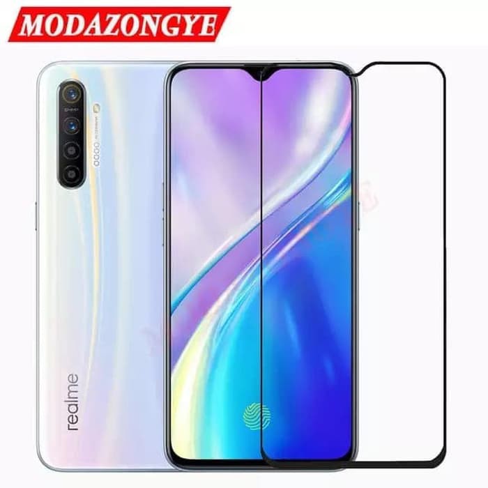 Realme XT Tempered Glass 5D Full Cover Full Lem