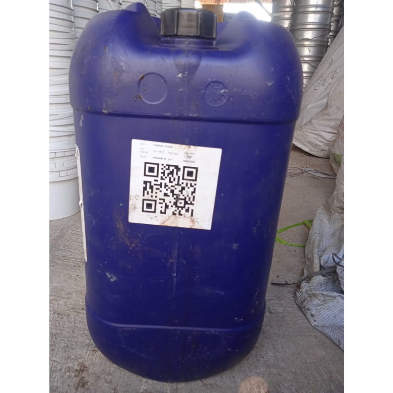 Jerigen sintas 25kg Jerigen sintas 25 liter kapsul biru