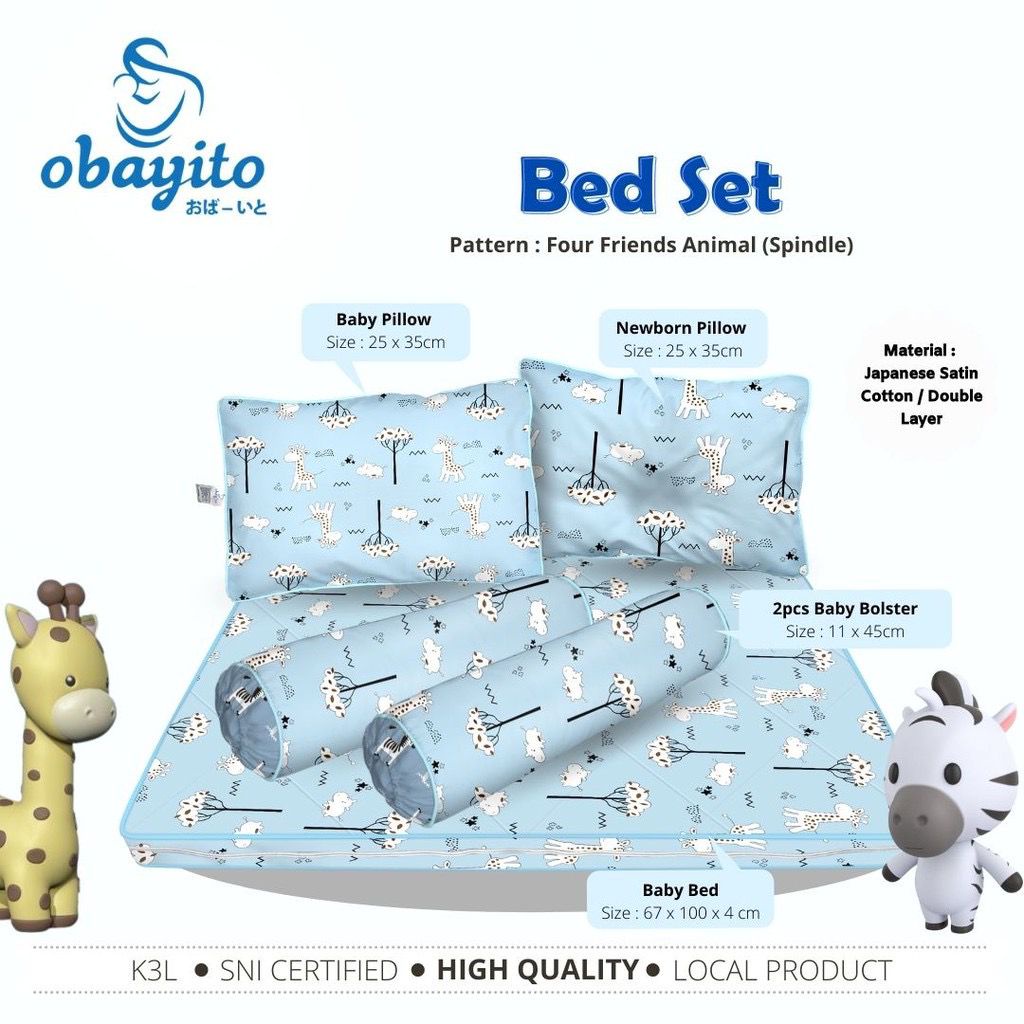 Obytobi Bed Set OB-034-B - Kasur Set Bayi