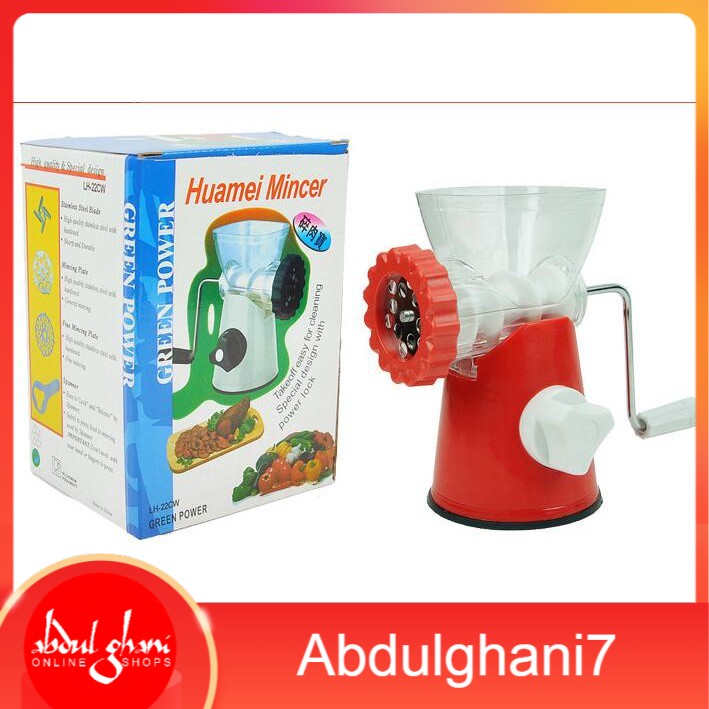 Alat Penggiling Daging Manual Sayur Buah - Meat Grinder Mesin Gilingan Termurah Serba Guna Praktis