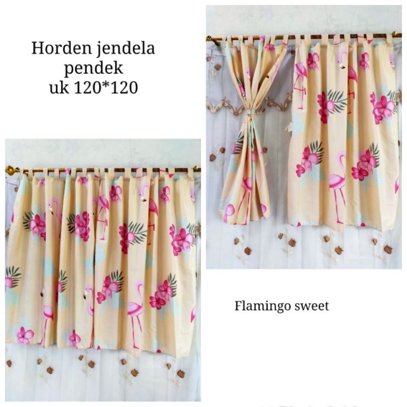 GORDEN JENDELA PENDEK 120X120
