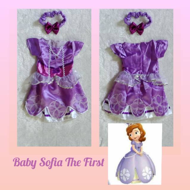 Princess Sofia The First Baju Kostum Disney Size Bayi
