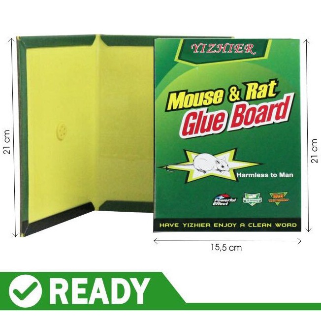 Lem Tikus Jebakan Trap Papan Buku Impor Perangkap Cap Gajah Glue Board Mouse