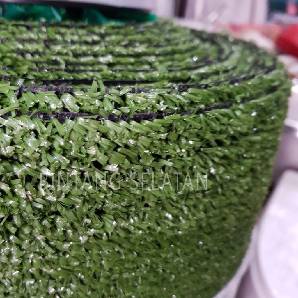 RUMPUT SINTESIS HIJAU KARPET ARTIFICIAL GRASS/ RUMPUT DEKORASI PER 5M