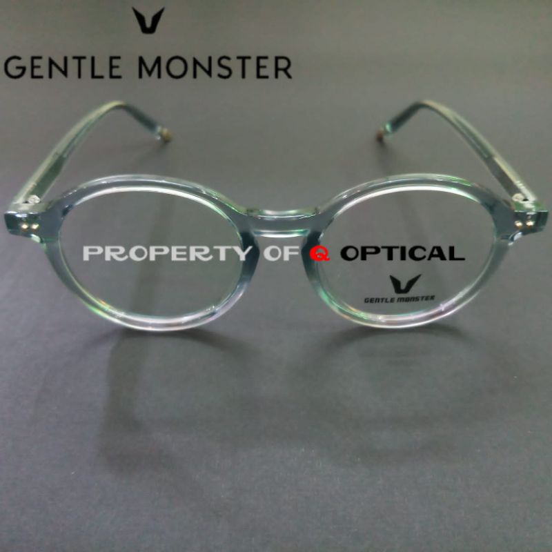 Kacamata Frame Pria Dan Wanita Gentle Monster G2815-C2 Blue Transparant Model Round
