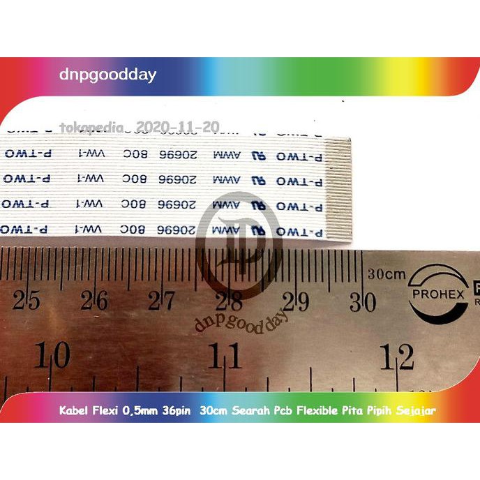 

Kabel Flexi 0,5Mm 36Pin 30Cm Searah Pcb Flexible Pita Pipih Sejajar Dnpgood11 Berkualitas