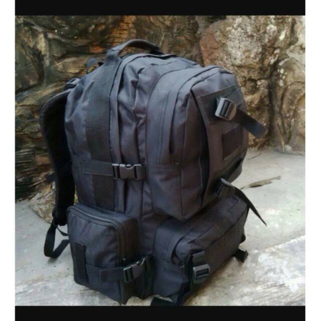 Tas punggung army/tas punggung militer/ tas ransel (hitam)