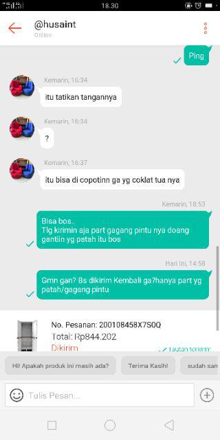 Lemari Plastik 2 Pintu Gantung Baju Gamis