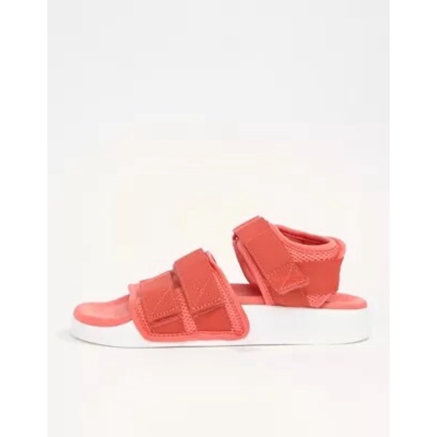 adidas - adilette 2.0 sandal red white