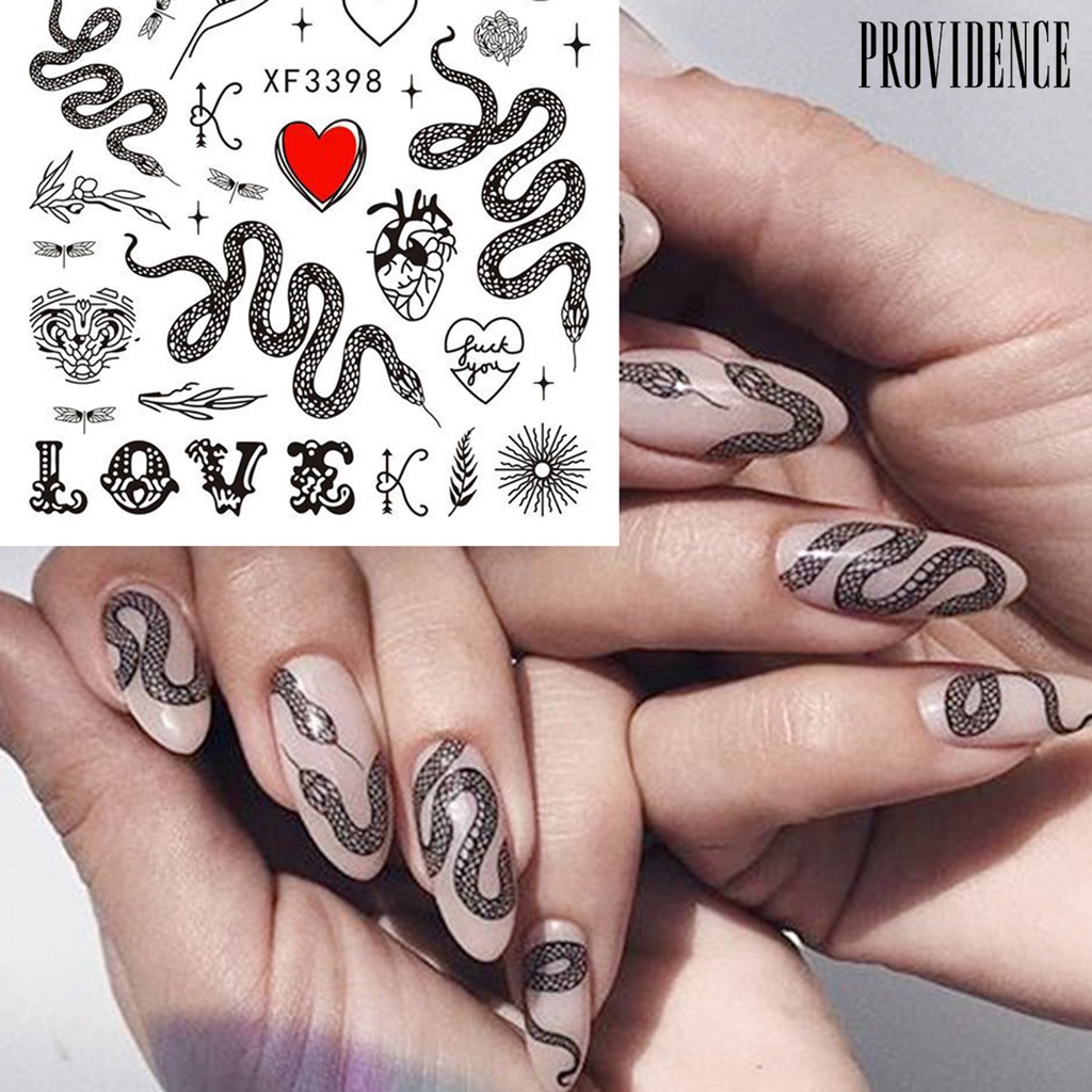 Providence 3Pcs/Set Nail Decals Dragon Money Shape 3D Effect Ultra Thin Manicure Art Dollar Tips Decorations Sticker for Manicure