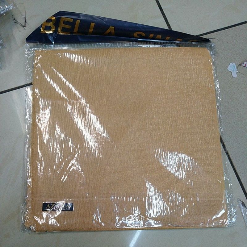 JILBAB SEGIEMPAT BELLA SINAR LC BY AZARA-Beige