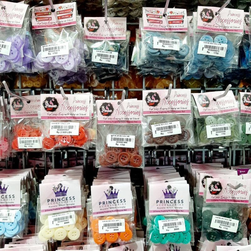 Kancing CSS 01 Kecil / Kancing Baju /Kancing Kemeja /Kancing /Kancing Plastik