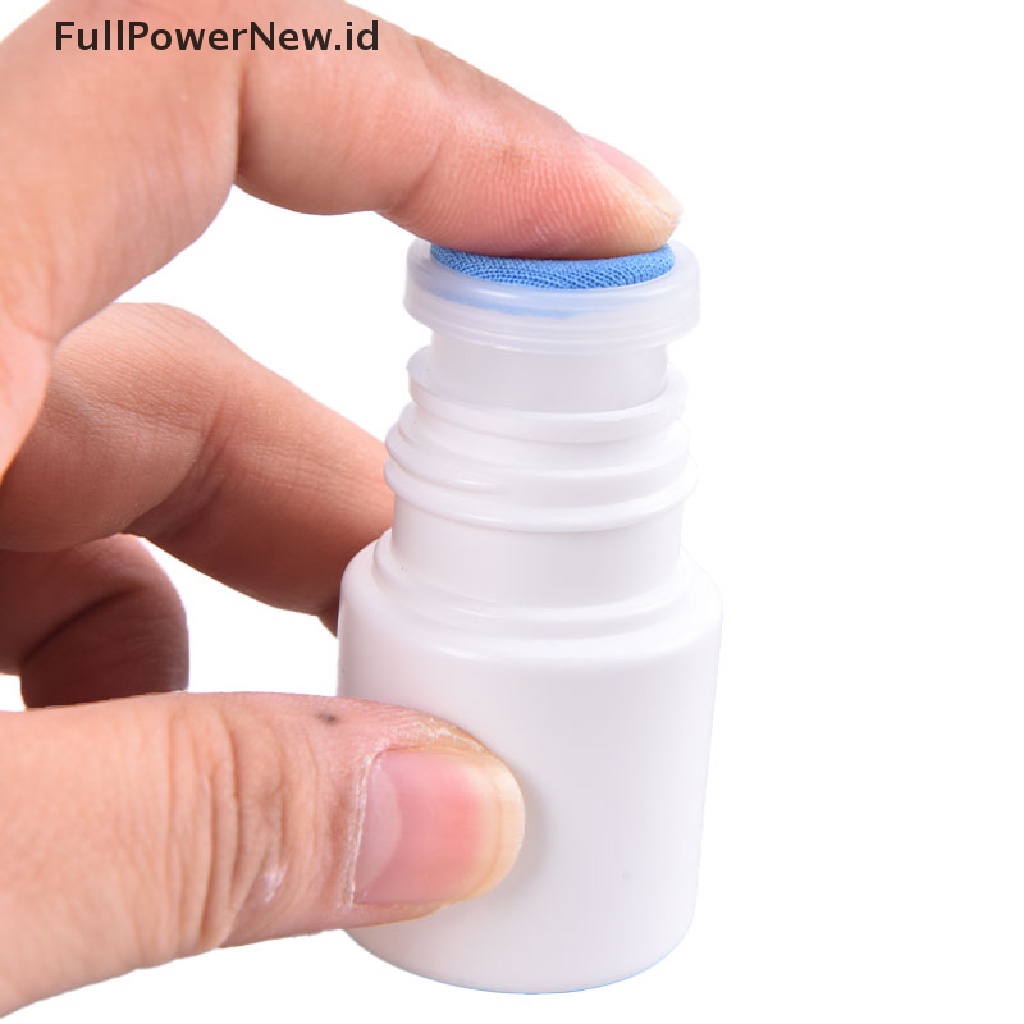 (Full) Botol Cairan Obat 15ML Dengan Spons Aplikator Warna Putih