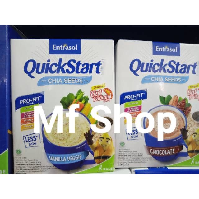

Entrasol cereal Less Sugar Rasa Coklat dan vanila veggie