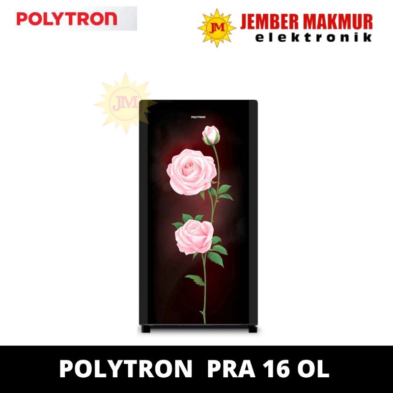 KULKAS POLYTRON 1 PINTU 160 LITER 75 WATT - PRA 16 OL