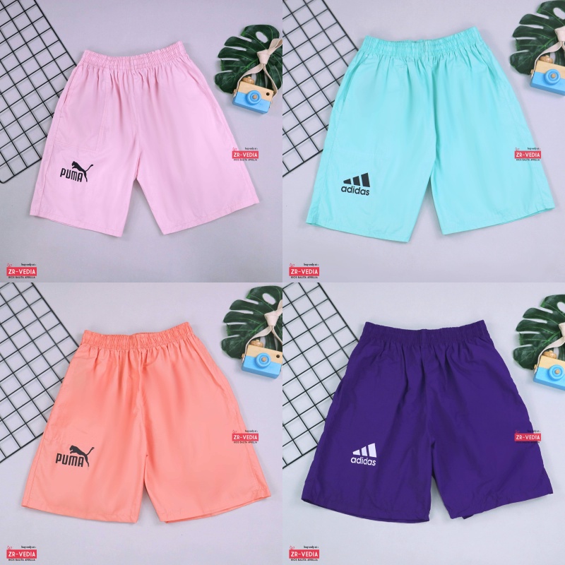 (KODE AP) Celana Pendek Wanita Dewasa Polos Fit to L / Training Santai Olahraga Boxer Pria Sport Laki Murah