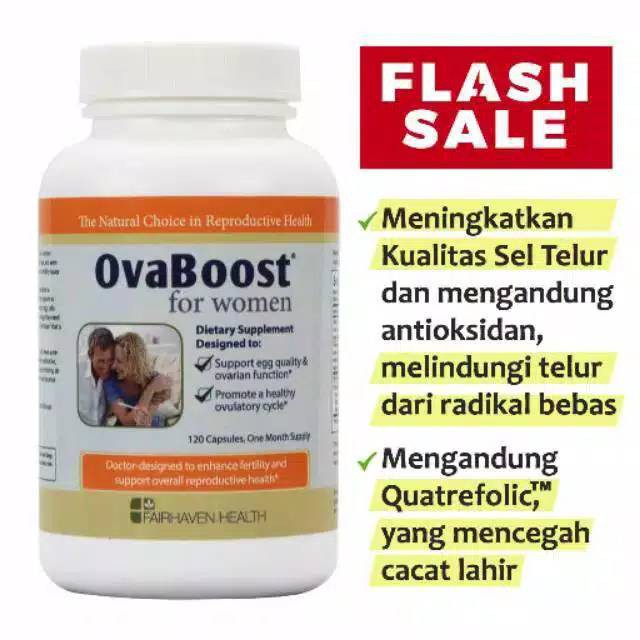 Promo OvaBoost for women suplemen meningkatkan sel telur wanita