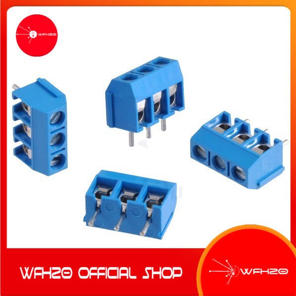 Terminal Block 3 Pin PCB Blok 3 kaki 5mm Konektor Kabel