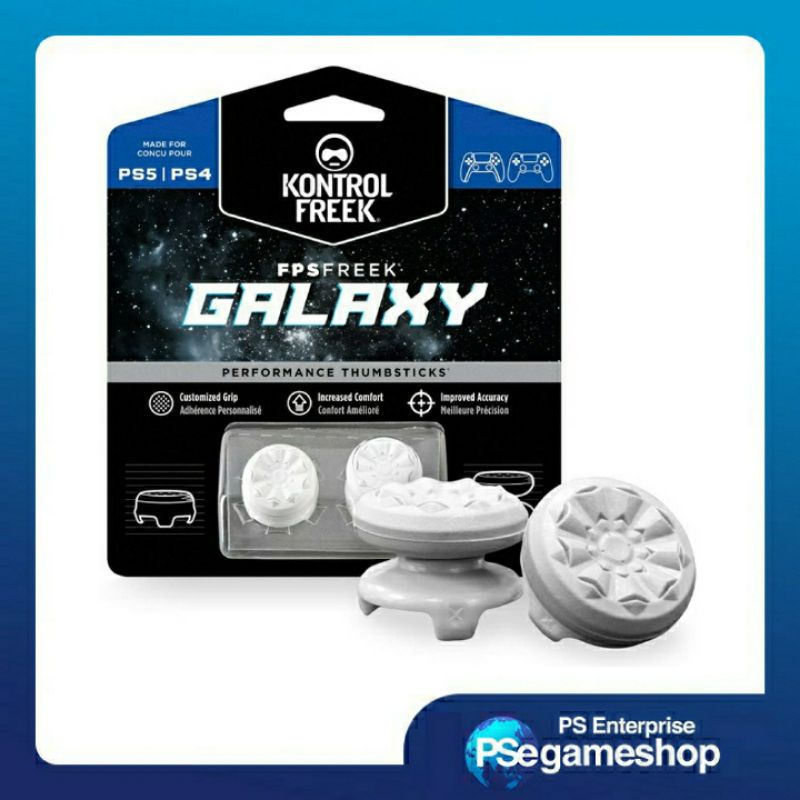 KontrolFreek FPS Galaxy White untuk Pengontrol PS4/PS5 (2807-PS5 W/W) Putih