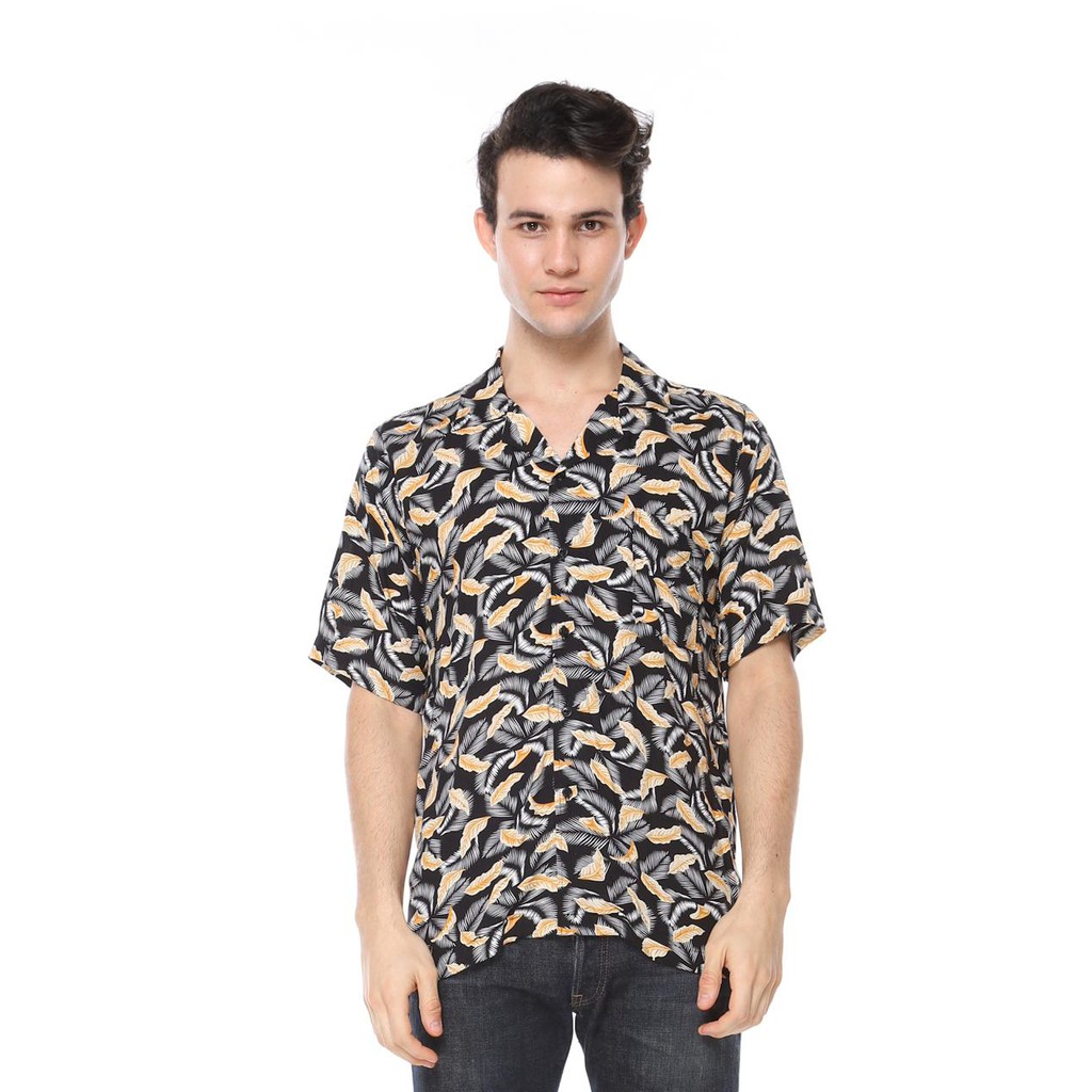 Daily Outfits  Hawaian Shirt Kemeja Pantai  Katun Print 