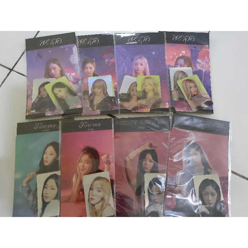 AESPA MERCH LENTI HOLO STANDEE BLACK MAMBA FOREVER NEXT LEVEL NINGNING KARINA WINTER GISELLE
