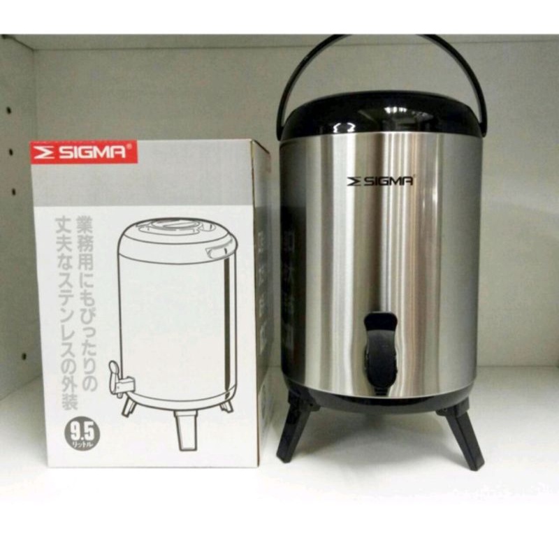 Sigma Dispenser Termos Air Panas & Dingin 9.5 L Stainless Steel