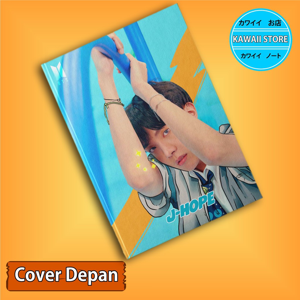 

Notebook / Pocket book Hard Cover Kpop Bts ART J HOPE uk A5 & A6 / Notes Book