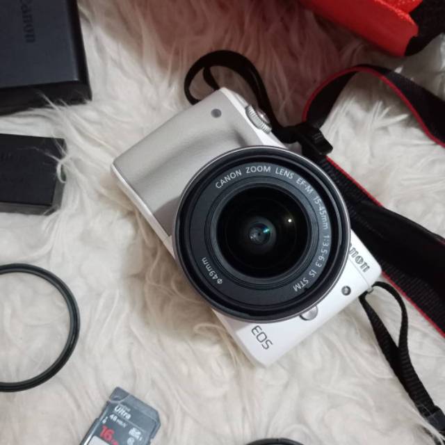Kamera canon eos M3 Putih | Mirrorless canon m3 Bekas