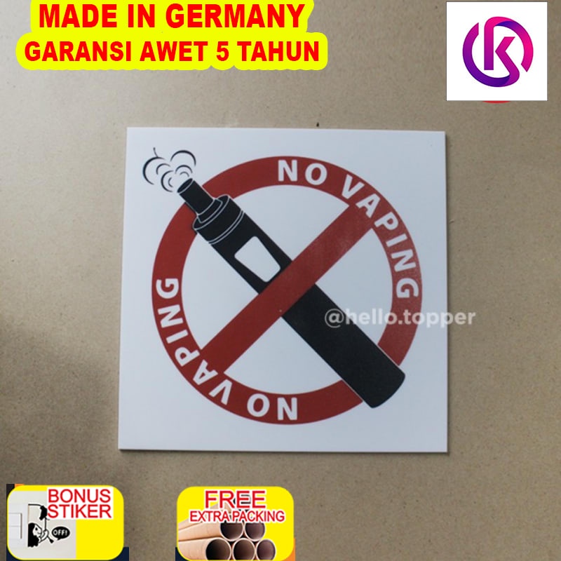 

Murah Sign Dilarang Vaping / Sign No Vaping Printed