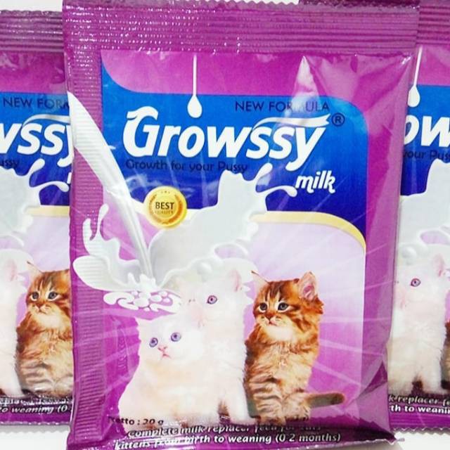 PH.Medan Growssy Milk Kitten 20gr Sachet/ Susu Anak Kucing