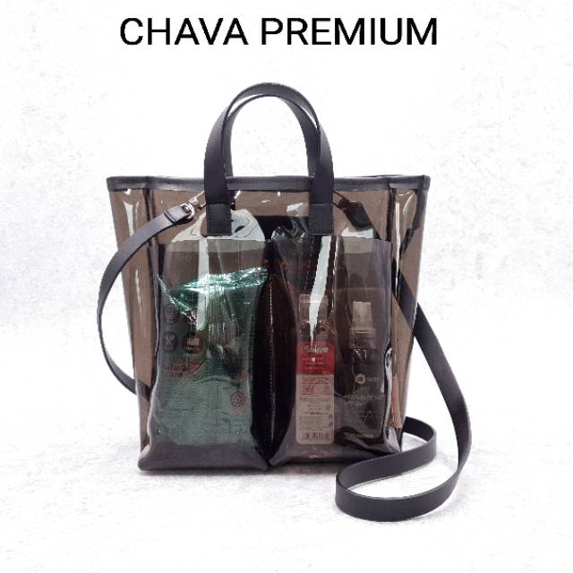 D'renbellony Chava Bag / Handy Bag / Tas Transparan Mika Selempang Wanita / Tas New Normal/ Bag Cici
