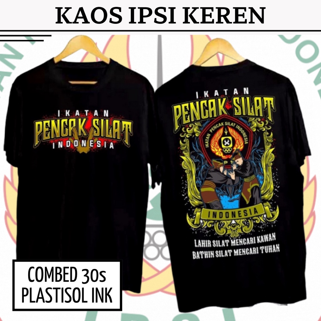 kaos ipsi pencak silat indonesia - kaos ipsi simpel - kaos ipsi distro